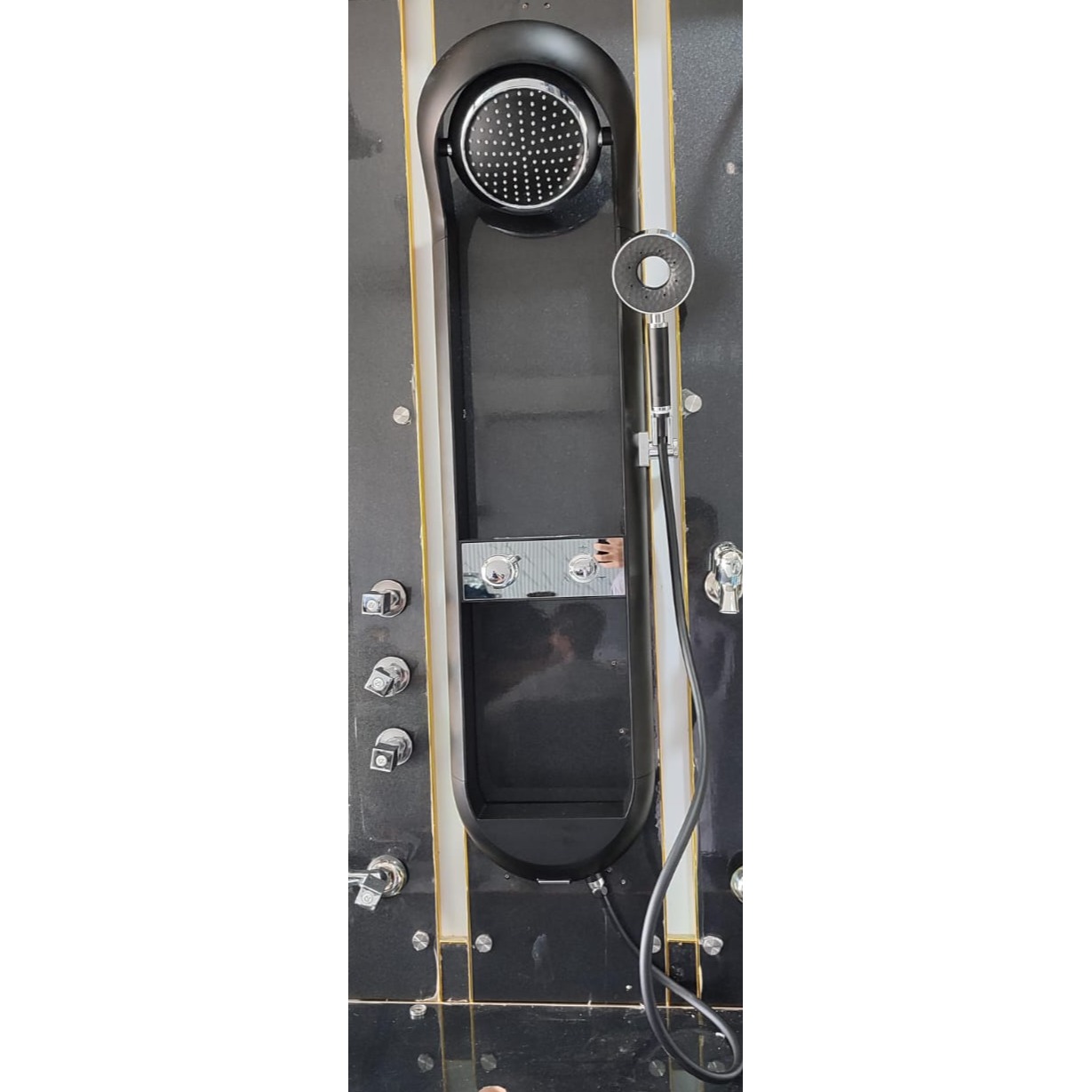 SHOWER SET SF 1040 BLACK